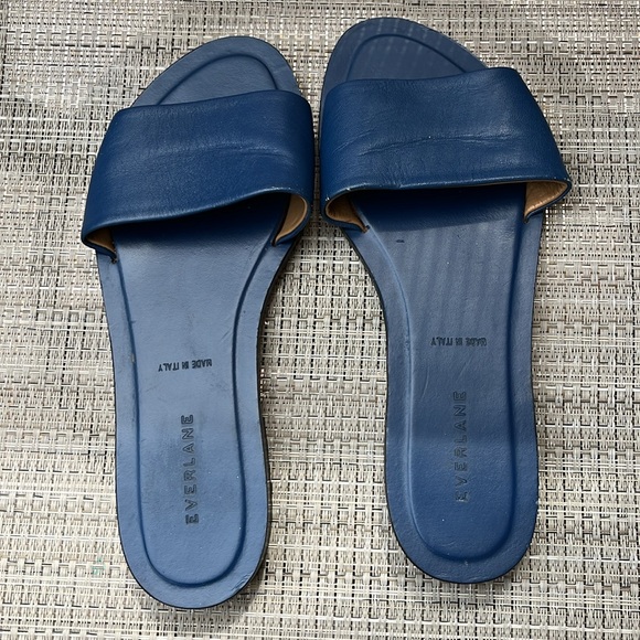 EVERLANE LADIES BLUE SLIDES SANDALS-8.5 - Picture 9 of 9